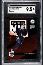 TYRAN STOKES 2025 Panini The National NIL16 Red 83/99 SGC 9.5!