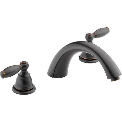 Peerless PTT298696-OB Apex zwei Griff römische Wannenverkleidung, Öl eingerieben Bronze Wasserhahn - Bild 5 von 5