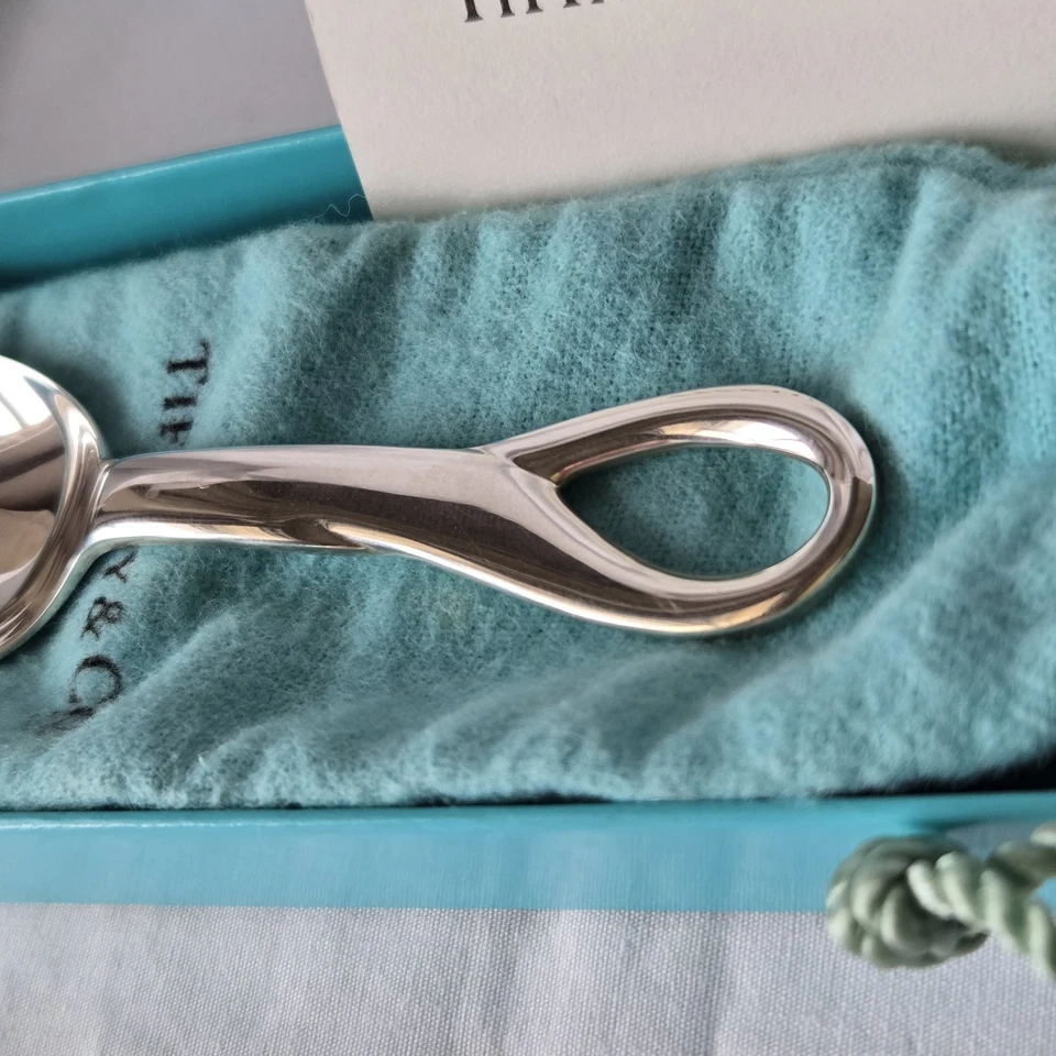 TIFFANY & CO. Cucchiaio Bambino Argento Sterling 925 Elsa Peretti Italia 10... - Immagine 4 di 4
