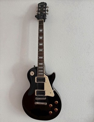Epiphone Les Paul Standard E-Gitarre Schwarz 6-saitig Rechtshänder