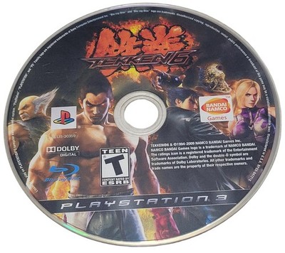 Tekken 6 (Sony PlayStation 3, 2009) PS3 DISC ONLY TESTED 