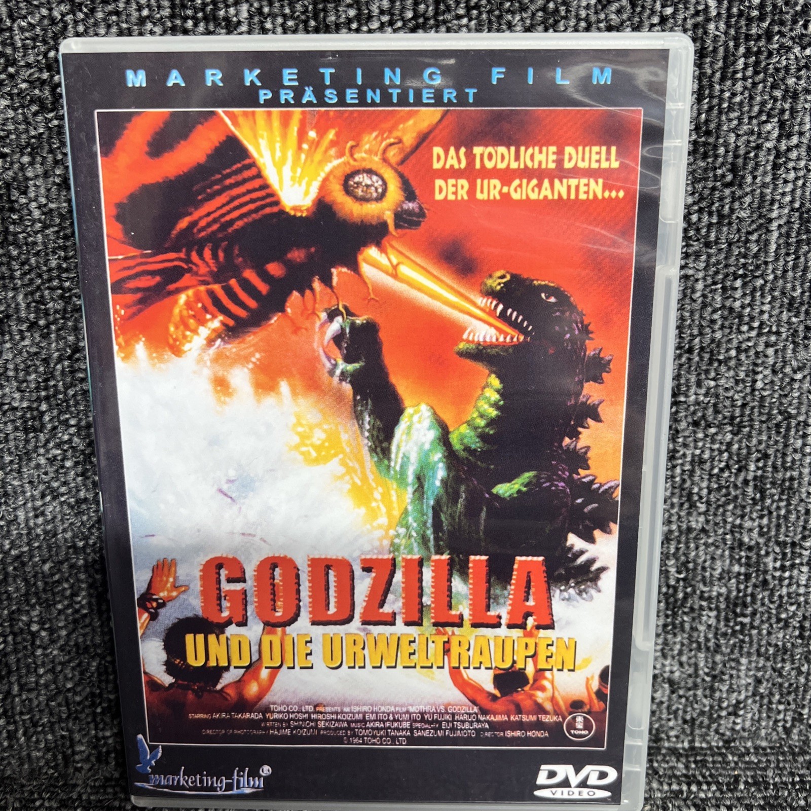 Godzilla und die Urweltraupen German Import Dvd German Language VGC