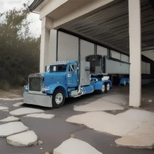 DCP Peterbilt 379 W/60” Vintage Sleeper/Mac Coal Dump Frameless Spread Axle