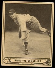 1940 Play Ball 33 Fritz Ostermueller Boston Red Sox