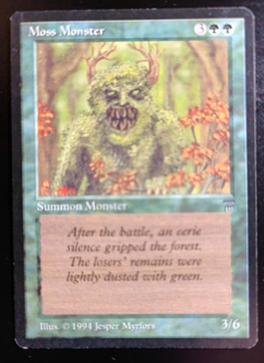Moss Monster   Legends 1994   Magic MTG   Englisch   Old School 93/94   EX