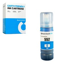 1PK T552 552 Cyan Ink Bottle Compatible for Epson EcoTank Photo ET-8500 ET-8550