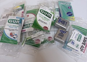 dental floss picks and multiple dental hygiene products new