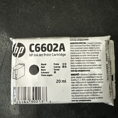 Genuine HP C6602A Standard Black Ink Cartridge 