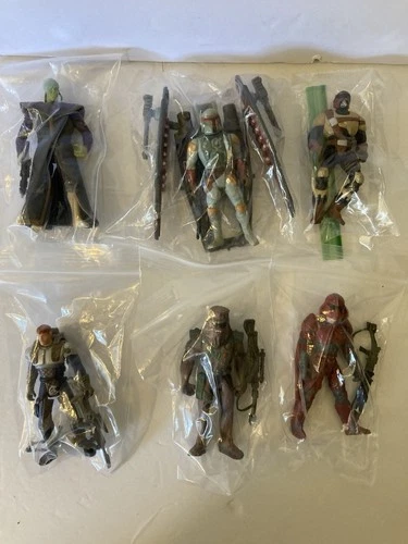 Lot Of 6 Star Wars Shadows Of The Empire 3.75 Action Figures Kenner