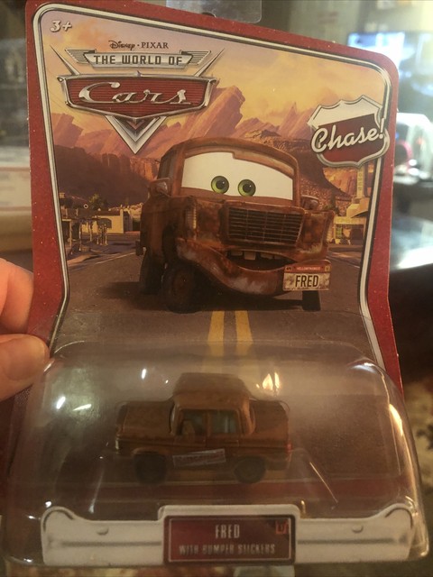 Disney Pixar The World Of Cars Chase Fred With Bumper Stickers N8472 Mattel For Sale Online Ebay