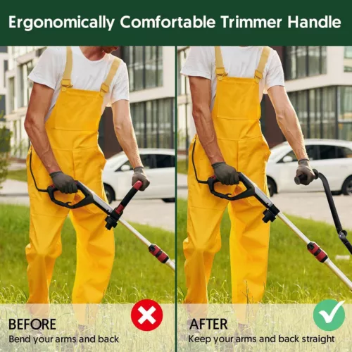 String Trimmer Handle Grip Aluminium Alloy Ergonomic Weedeater Grip For Lawn New - Picture 11 of 12