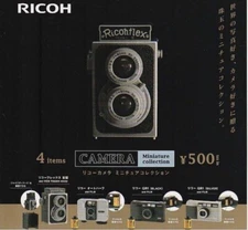 RICOH Camera Miniature Collection Complete set of 4 Gashapon Capsule Toy