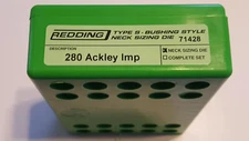 71428 REDDING TYPE-S NECK BUSHING SIZING DIE - 280 ACKLEY IMPROVED - BRAND NEW