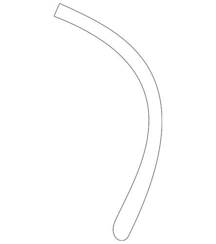 Tubo de drenaje del techo corredizo delantero y trasero para Land Rover Discovery 1994-2004 (P/N EEH100720)