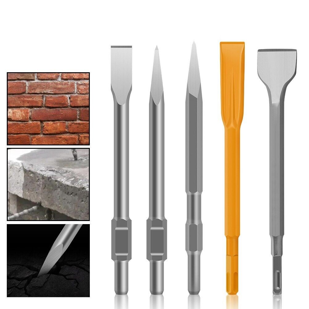 Shank HEX Chisels Wall Drill Bit Set 