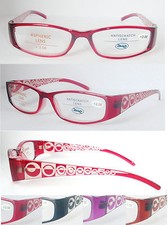 Ladies Reading Glasses +0.5~+3.75 Quality Metal Hinge Fashion Laser Pattern L322
