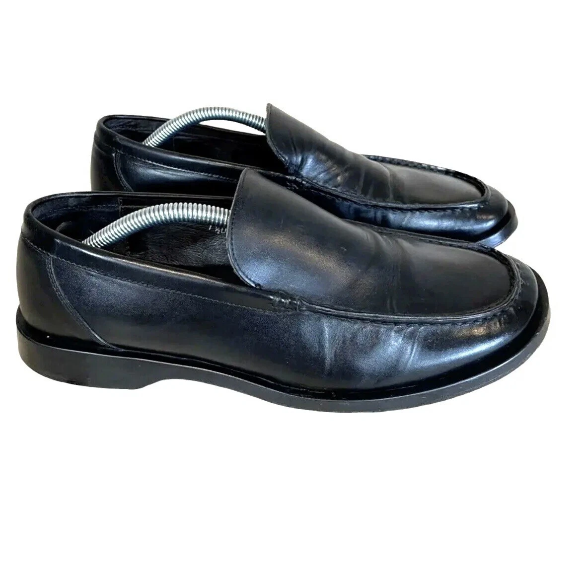 Banana Republic Men s Size 7.5 Black Slip On Dress Loafers Shoes