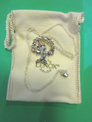 LENOX MICKEY SORCERER'S APPRENTICE PENDANT NECKLACE Sterling Silver - NEW in BOX