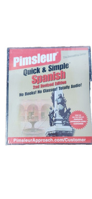 Pimsleur Approach Quick And Simple Spanish 2nd Revised Edition CD set NEW SEALED