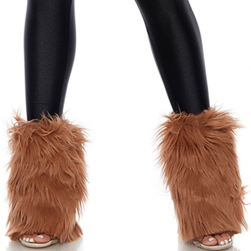 Galaxy Furry Ankle Legwarmers Fuzzy 