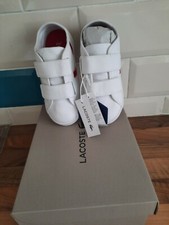  Lacoste Sideline 319 Classic Designer Trainers Infant UK 6 / EUR 23 BNIB