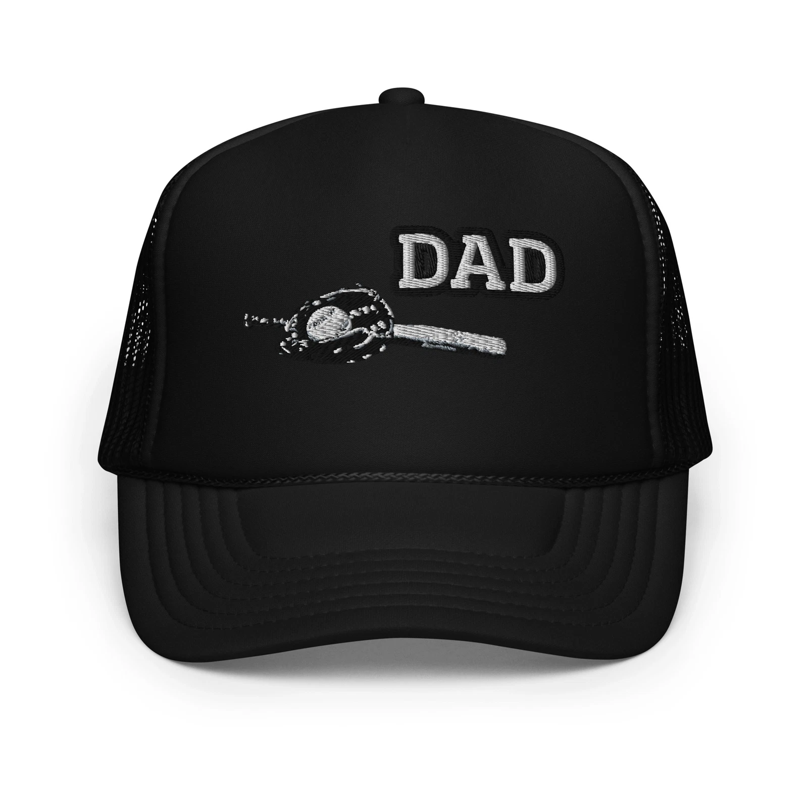 Dad and Baseball Embroidered Foam trucker hat