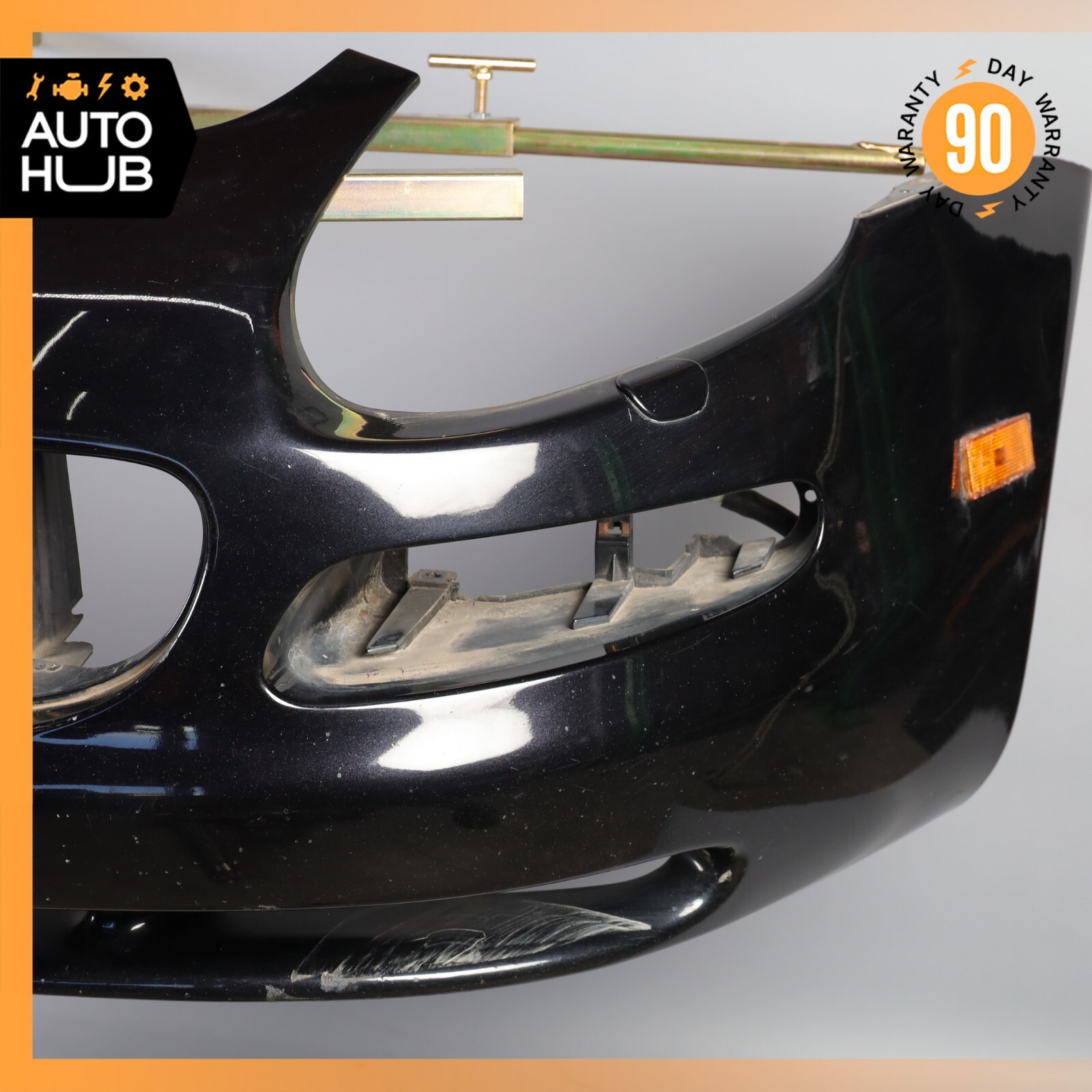 02-04 Maserati Spyder 4200 M138 GT Front Bumper Cover Assembly Nero Black OEM