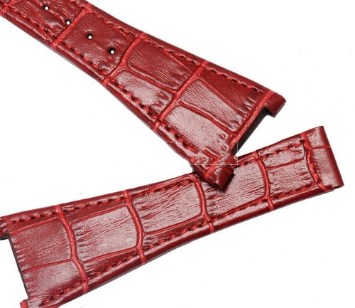 Genuine leather strap band bracelet (fits) Omega constellation Quadra 28mm - Picture 7 of 10