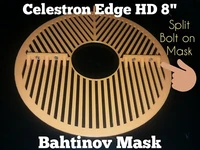 Celestron Edge 8 Inch Bahtinov Mask, Split mask bolt on design, Version Orange!