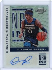 2019-20 Panini Contenders Optic Basketball NBA Ink Auto NBA-DRS D'Angelo Russell