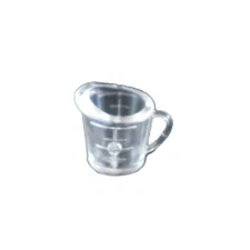 Dolls House Small Clear Measuring Jug 1:12 Scale Miniature Kitchen Accessory 