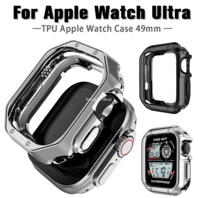 For Apple Watch Ultra iWatch Series 11 10 SE Rugged TPU Case  Cover