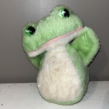 Vintage Eden Toys Plush Frog With a Baby Rattle Inside New York New York