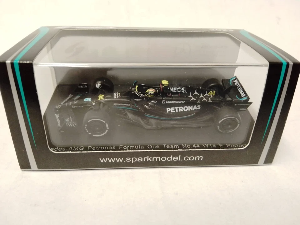 Spark F1 Mercedes AMG W14 #44 Lewis Hamilton 2023 1/64 Y279 - Immagine 2 di 3