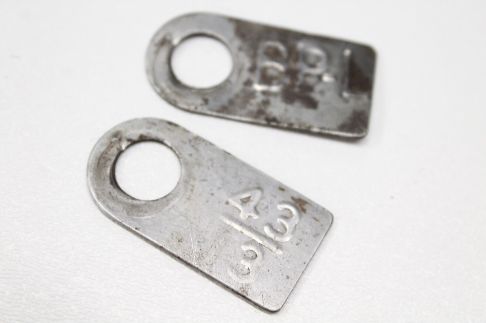 Jaguar EType XKE Differential Housing Rear End Identification ID Tags