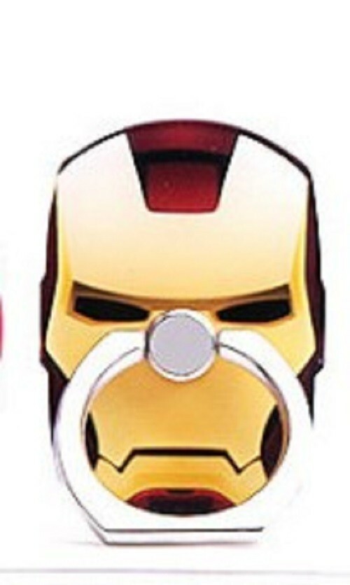 Iron Man Casque bague de telephone anneau 360° Rotating  universel