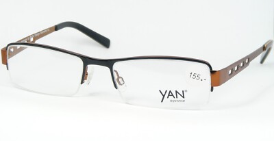 YAN by BoDe 6248 36 BLACK /BRONZE EYEGLASSES GLASSES FRAME 54-18-135mm Germany