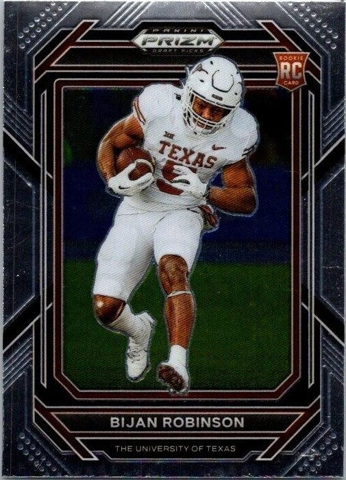 2023 Panini Prizm Draft Silver Prizm Rookie #115 Bijan Robinson RC Texas