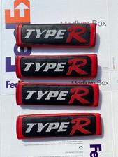 Seat Belt Shoulder Pads Genuine Leather 4pcs Fit For Honda Civic Type R Seat Belt Shoulder Pads Genuine Leather 4pcs Fit For Honda Civic Type R