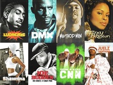 Original 2003-2004 Def Jam Trading Card Style Promo ClingZ Stickers SUPER RARE 
