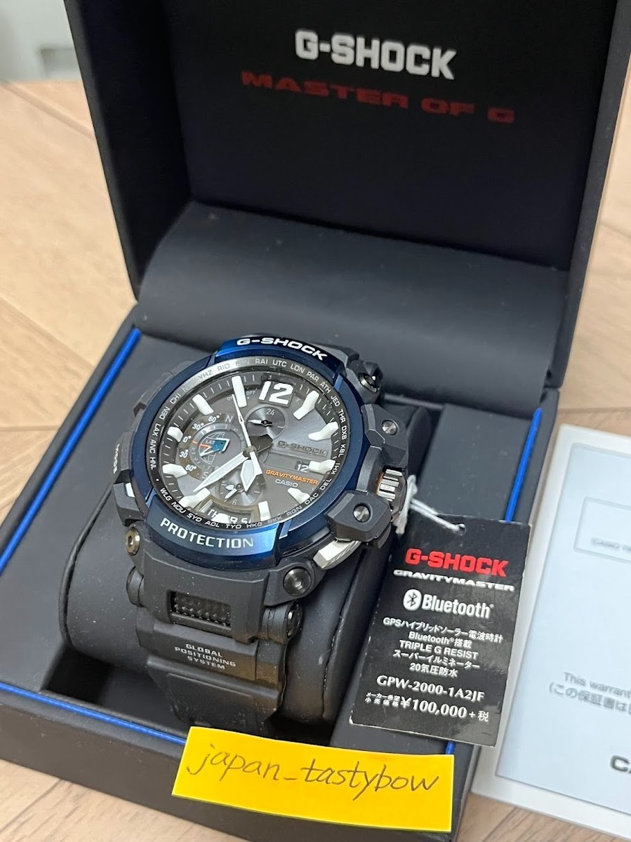 時計 G-SHOCK GRAVITYMASTER GPW-2000-1A2JF CASIO 2017 G-SHOCK Gravity Master GPW-2000-1A2JF Bluetooth