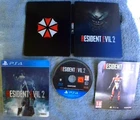 PS4 Game RESIDENT EVIL 2 Limited Edition Steelbook with lenticular slipcover OOP