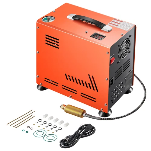PCP Air Compressor 800W Dual-Cylinder PCP Airgun Compressor 4500PSI Auto Stop