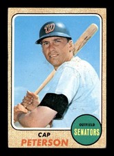 1968 Topps #188 Cap Peterson   VG/VGEX X3411104