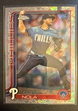 2025 Topps Chrome Logofractor Edition - Aaron Nola, Aaron Nola #286