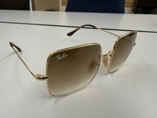 Ray-Ban SQUARE RB 1971 Gold/Brown Shaded 9147/51 Sunglasses