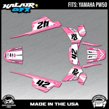 Graphics Kit for Yamaha PW50 (1990-2023) PW-50 PW 50 Lethal series - Pink
