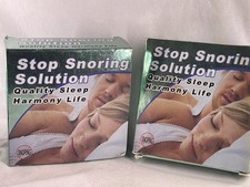 2x Stop Snoring Solution Mouthpiece Sleeping Aid Apnea Guard Anti Snore Stopper