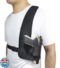 HOGIKUO Shoulder Holsters for Concealed Carry,Universal Gun Holster for Men,C