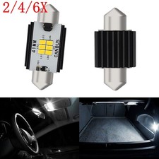 246x 6000k White 41mm 211-2 212-2 Festoon Led Dome Map Interior Lights Bulb 246x 6000k White 41mm 211-2 212-2 Festoon Led Dome Map Interior Lights Bulb